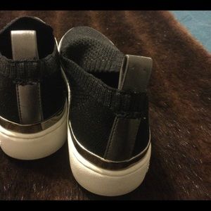 MICHAEL Michael Kors Black and Silver Athletic Shoes